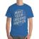 Tricou adler barbat make your dreams happen albastru azuriu