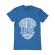 Tricou adler barbat open your mind albastru azuriu