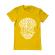 Tricou adler barbat open your mind galben