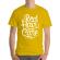 Tricou adler barbat red hair dont care galben