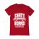 Tricou adler barbat skate board rosu