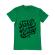 Tricou adler barbat take it easy verde mediu