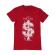 Tricou adler barbat tree dollar rosu