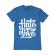 Tricou adler barbat turn hate into love albastru azuriu