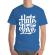 Tricou adler barbat turn hate into love albastru azuriu