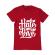 Tricou adler barbat turn hate into love rosu