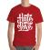 Tricou adler barbat turn hate into love rosu