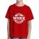 Tricou adler copil dont work for money rosu