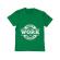 Tricou adler copil dont work for money verde mediu