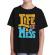Tricou adler copil life is a mess negru
