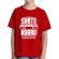Tricou adler copil skate board rosu