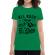 Tricou adler dama all good things are wild and free verde mediu