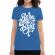 Tricou adler dama born to fight albastru azuriu
