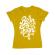 Tricou adler dama born to fight galben