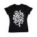 Tricou adler dama born to fight negru