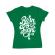 Tricou adler dama born to fight verde mediu
