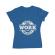 Tricou adler dama dont work for money albastru azuriu