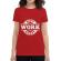 Tricou adler dama dont work for money rosu