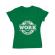 Tricou adler dama dont work for money verde mediu