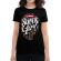 Tricou adler dama i am a super girl negru