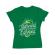 Tricou adler dama learning before earning verde mediu