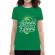 Tricou adler dama learning before earning verde mediu