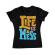 Tricou adler dama life is a mess negru