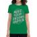 Tricou adler dama make your dreams happen verde mediu