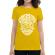 Tricou adler dama open your mind galben