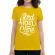Tricou adler dama red hair dont care galben