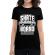 Tricou adler dama skate board negru