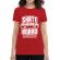 Tricou adler dama skate board rosu