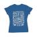 Tricou adler dama stop the killing started now albastru azuriu