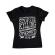 Tricou adler dama stop the killing started now negru