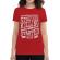 Tricou adler dama stop the killing started now rosu
