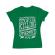 Tricou adler dama stop the killing started now verde mediu