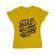 Tricou adler dama take it easy galben