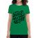 Tricou adler dama take it easy verde mediu