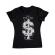 Tricou adler dama tree dollar negru