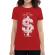Tricou adler dama tree dollar rosu