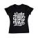 Tricou adler dama turn hate into love negru