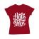 Tricou adler dama turn hate into love rosu
