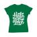Tricou adler dama turn hate into love verde mediu
