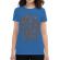 Tricou adler dama young saved and free albastru azuriu