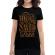Tricou adler dama young saved and free negru