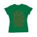 Tricou adler dama young saved and free verde mediu