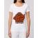 Tricou stanley stella dama drawing pencil alb
