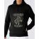 Hoodie barbat cu gluga astronaut negru