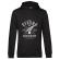 Hoodie barbat cu gluga be strong and courageous negru