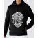 Hoodie barbat cu gluga open your mind negru